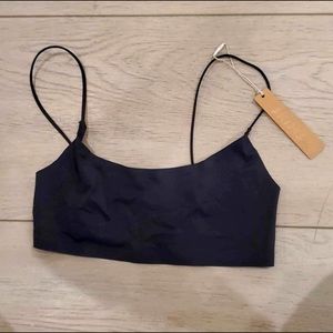 NWT! Skims Black Scoop Bralette
